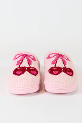 Cherry Bow Slippers  FINAL SALE