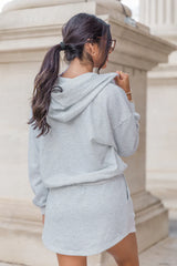 Tried It All Light Heather Grey Zip Up Jacket SALE