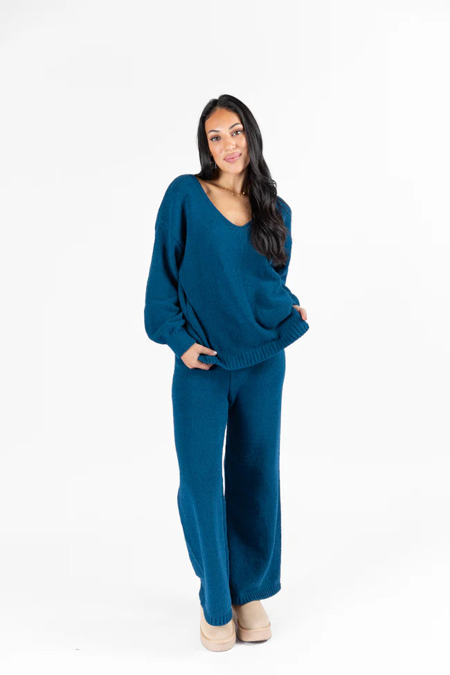 Cozy For Keeps Navy Lounge Pants FINAL SALE