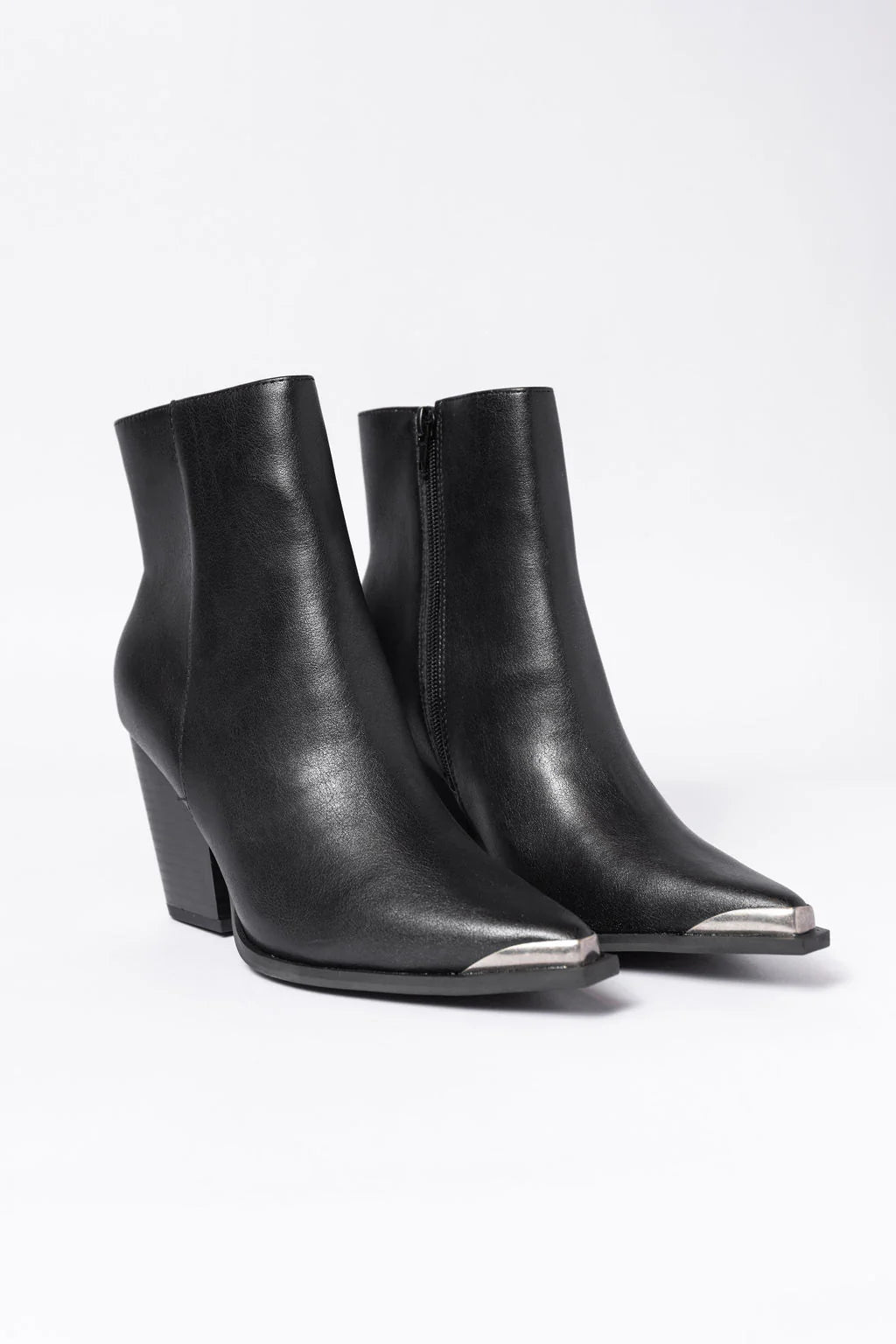 Ellison Black Pointed Toe Bootie