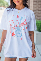 Nashville Star White Comfort Colors Graphic Tee