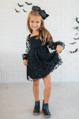 Kid's Midnight Moon Smocked Overlay Girl's Dress Macy Blackwell X Pink Lily FINAL SALE