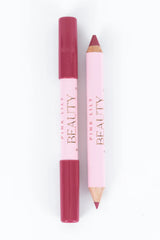 Pink Lily Beauty Double Bloom Dual Lipstick & Lip Liner - Pink Sorbet