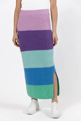 Coming Together Multi Color Striped Skirt FINAL SALE