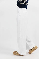 Day Off Ivory Linen Blend Pants