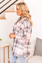 Adoring You Pink Plaid Blouse FINAL SALE