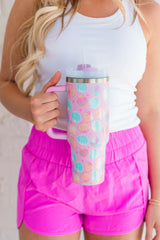 Sippin' Pretty In Mermaid Magic 40 oz Drink Tumbler With Lid And Straw SALE