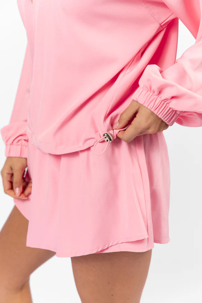 On The Daily Light Pink Full-Zip Windbreaker