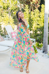 Eyes On Paradise in Kaleidoscope Dreams Belted Kimono Cover Up SALE