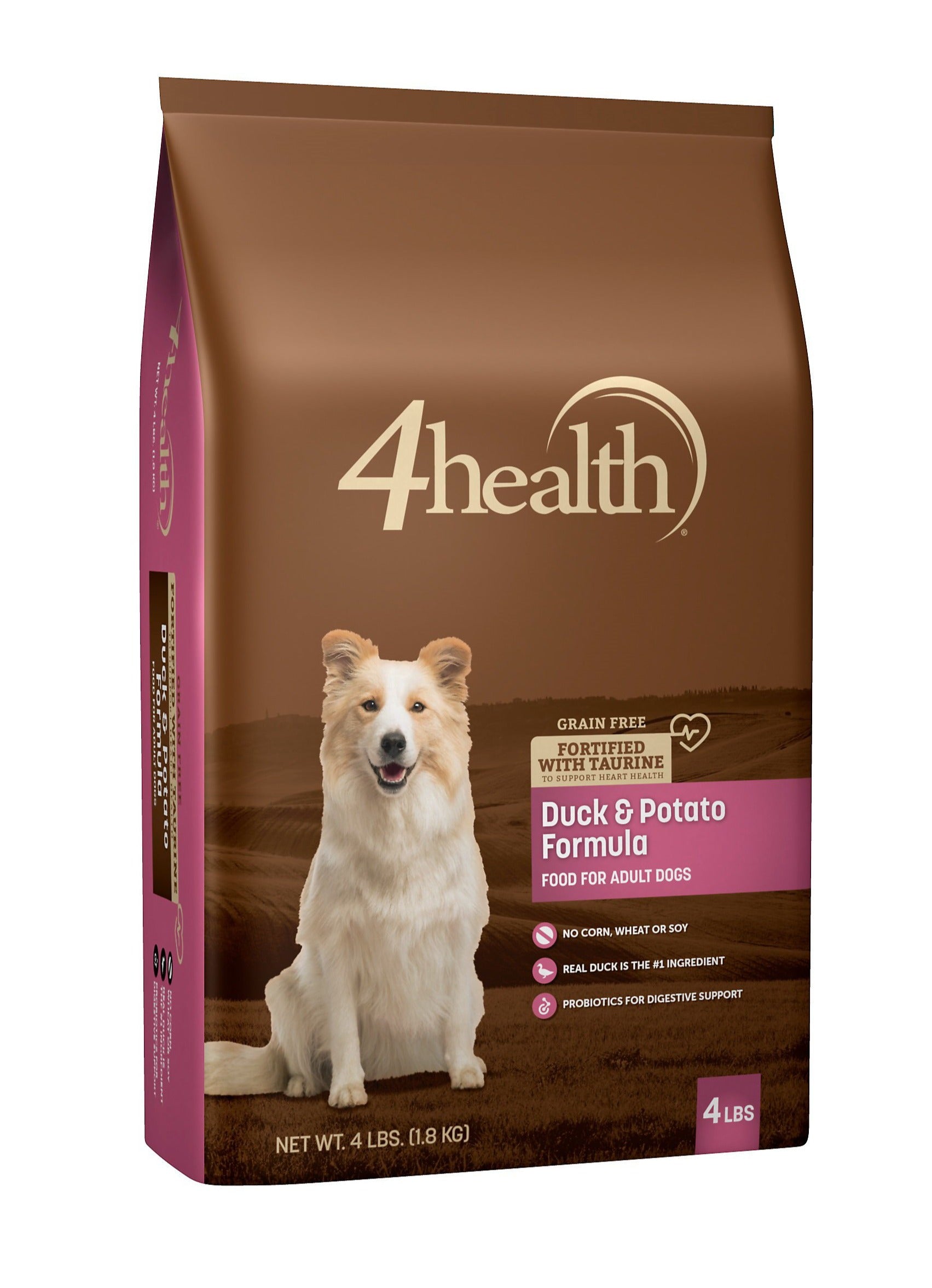 4health Grain Free Duck & Potato Formula Dry Dog Food