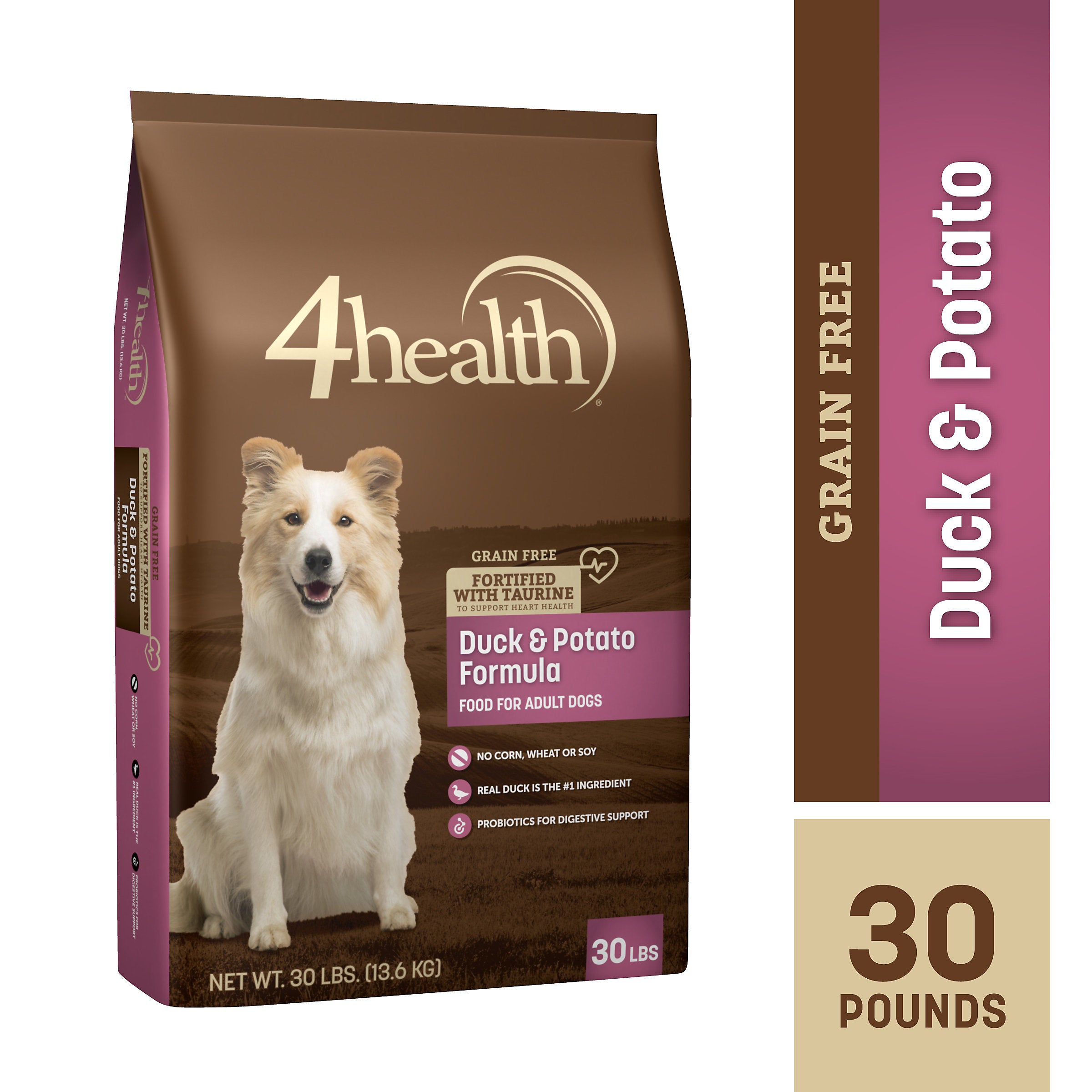 4health Grain Free Duck & Potato Formula Dry Dog Food