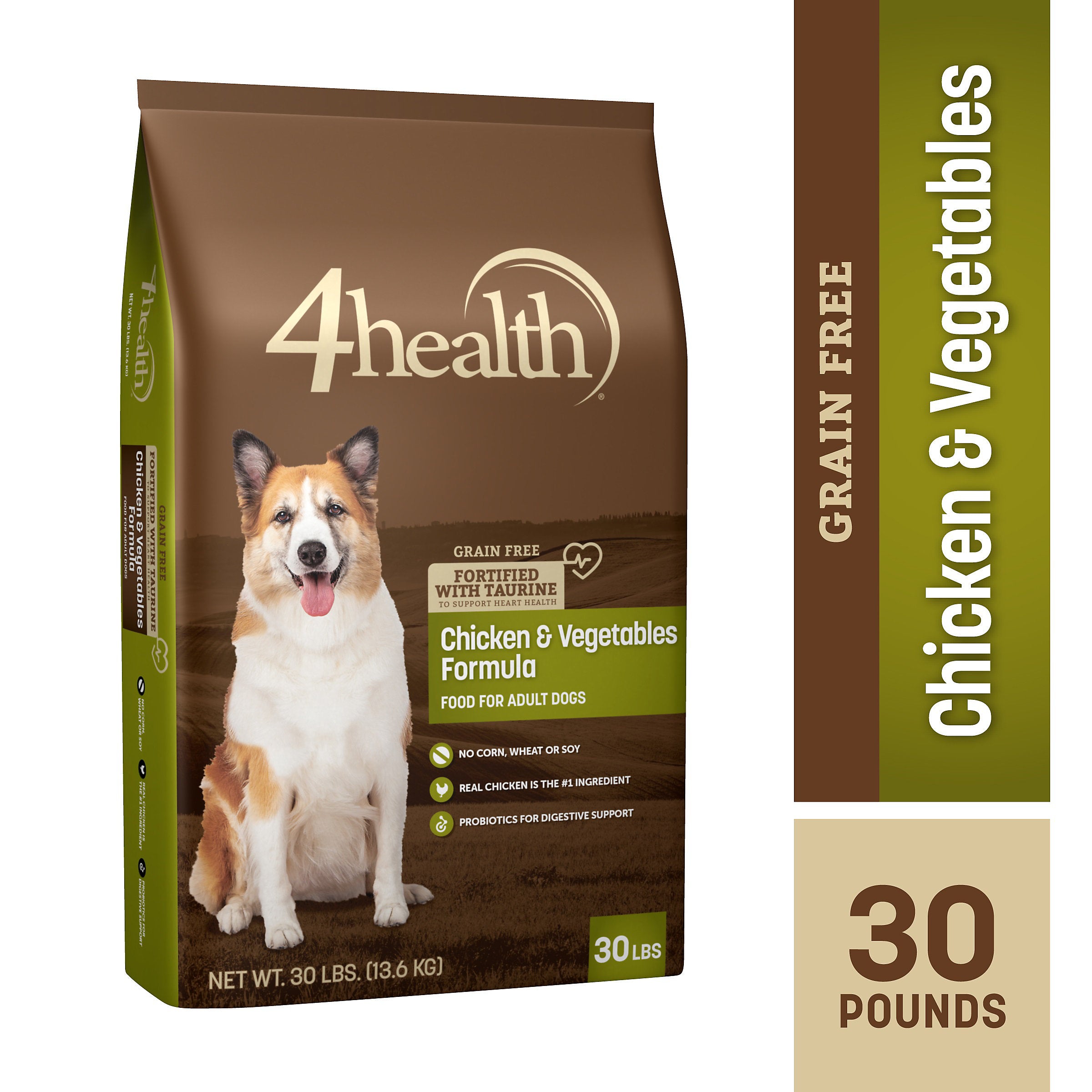 4health Grain Free Chicken & Vegetables Formula Adult Dry Dog Food