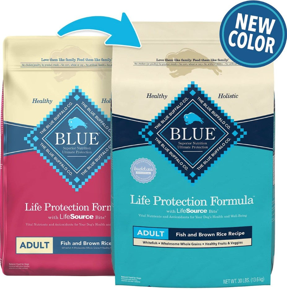 Blue Buffalo Life Protection Natural Fish & Brown Rice Recipe Adult Dry Dog Food