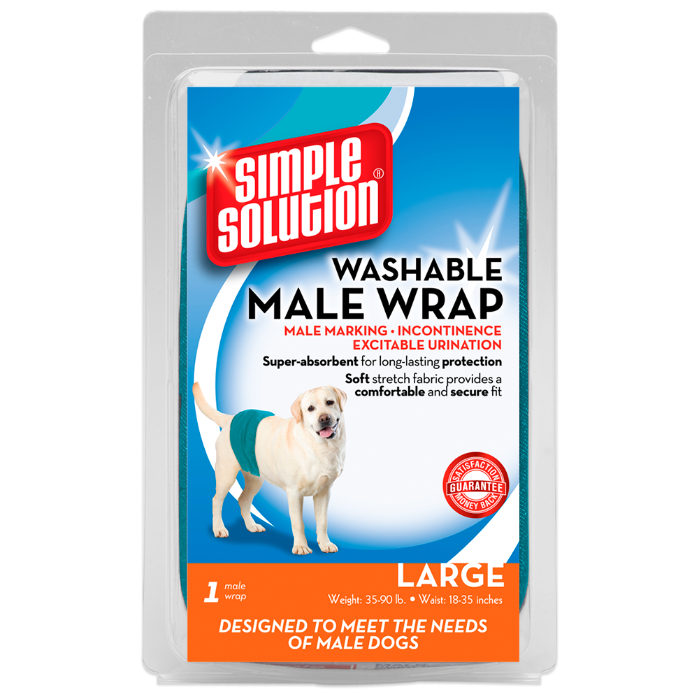 Simple Solution Washable Male Wrap Size Large