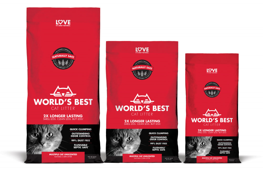 World’s Best Multiple Cat Clumping Formula Cat Litter