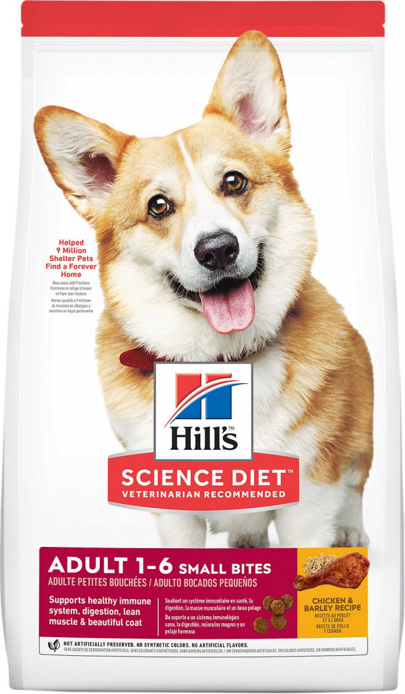 Hill’s Science Diet Adult Small Bites Chicken & Barley Recipe Dry Dog Food