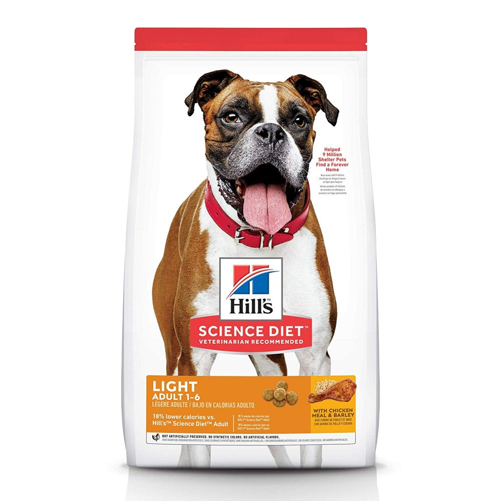 Hill’s Science Diet Adult Light with Chicken Meal & Barley Dry Dog Food