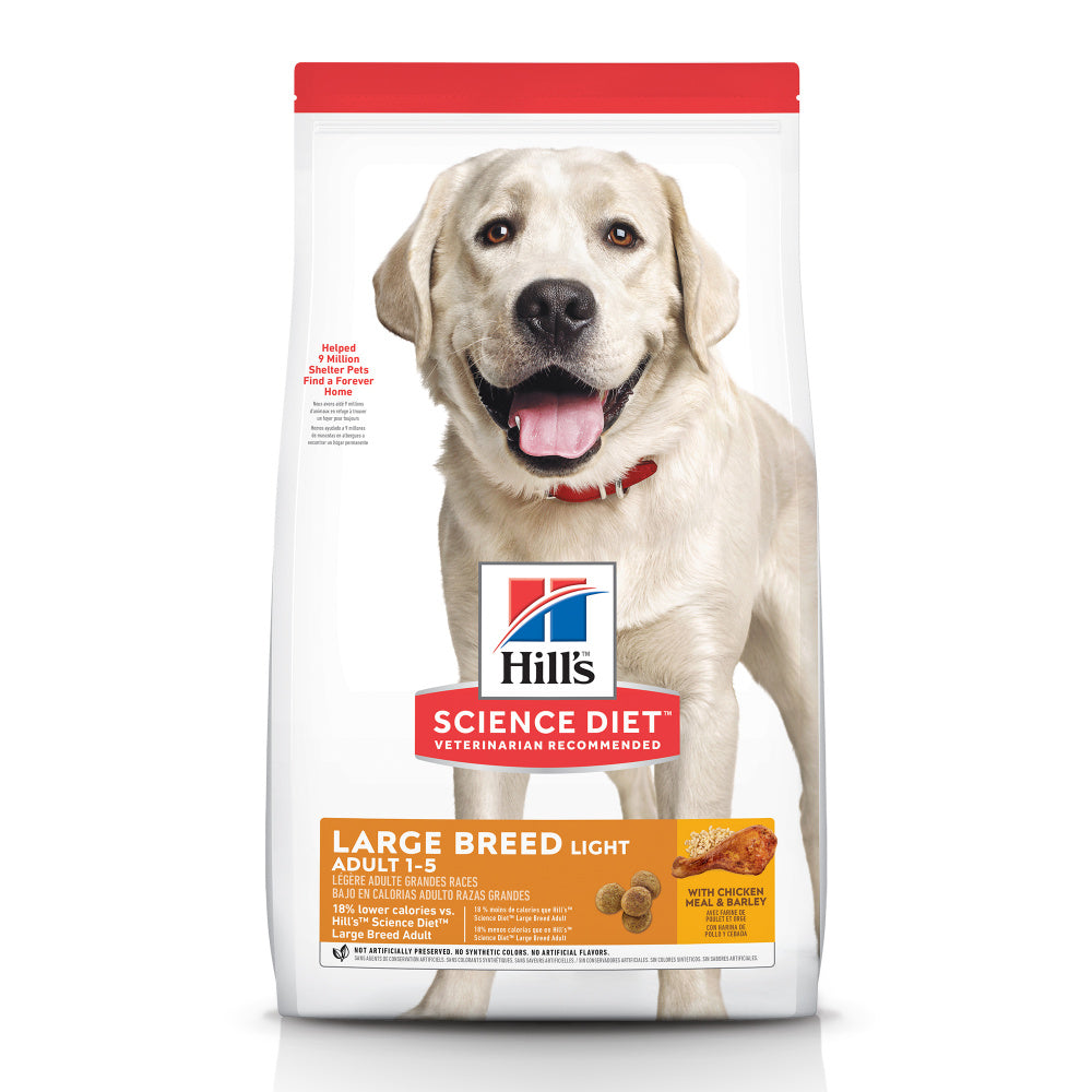 Hill’s Science Diet Large Breed Light Chicken Meal & Barley Dry Dog Food