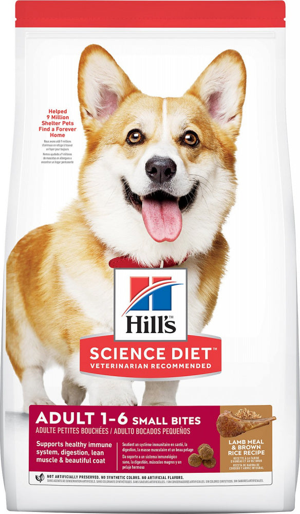 Hill’s Science Diet Small Bites Lamb Meal & Brown Rice Recipe Dry Dog Food