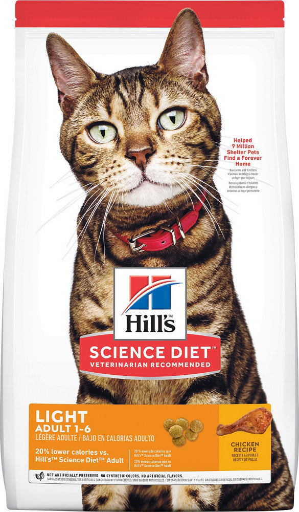 Hill’s Science Diet Adult Light Chicken Recipe Dry Cat Food