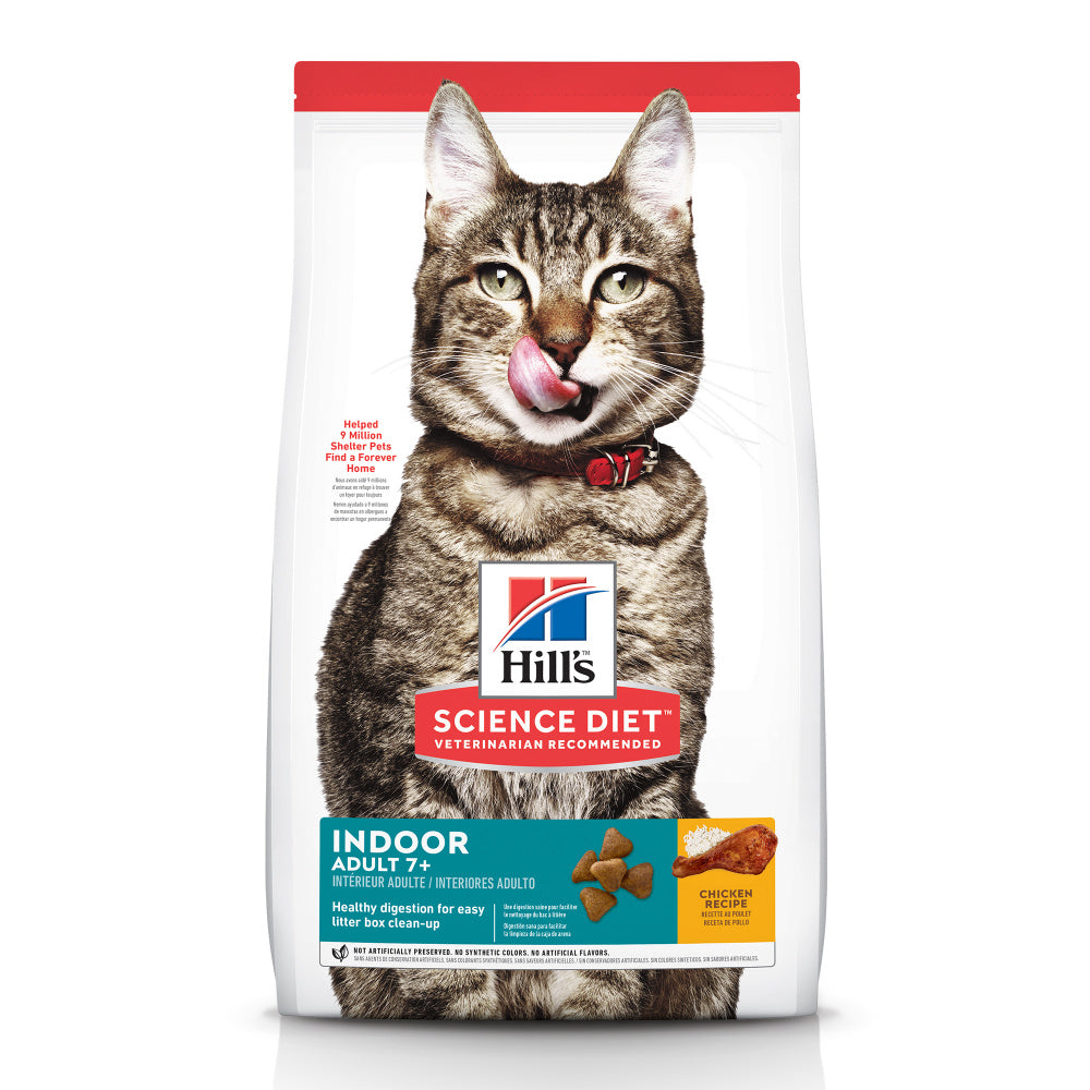 Hill’s Science Diet Senior 7+ Indoor Chicken Recipe Dry Cat Food