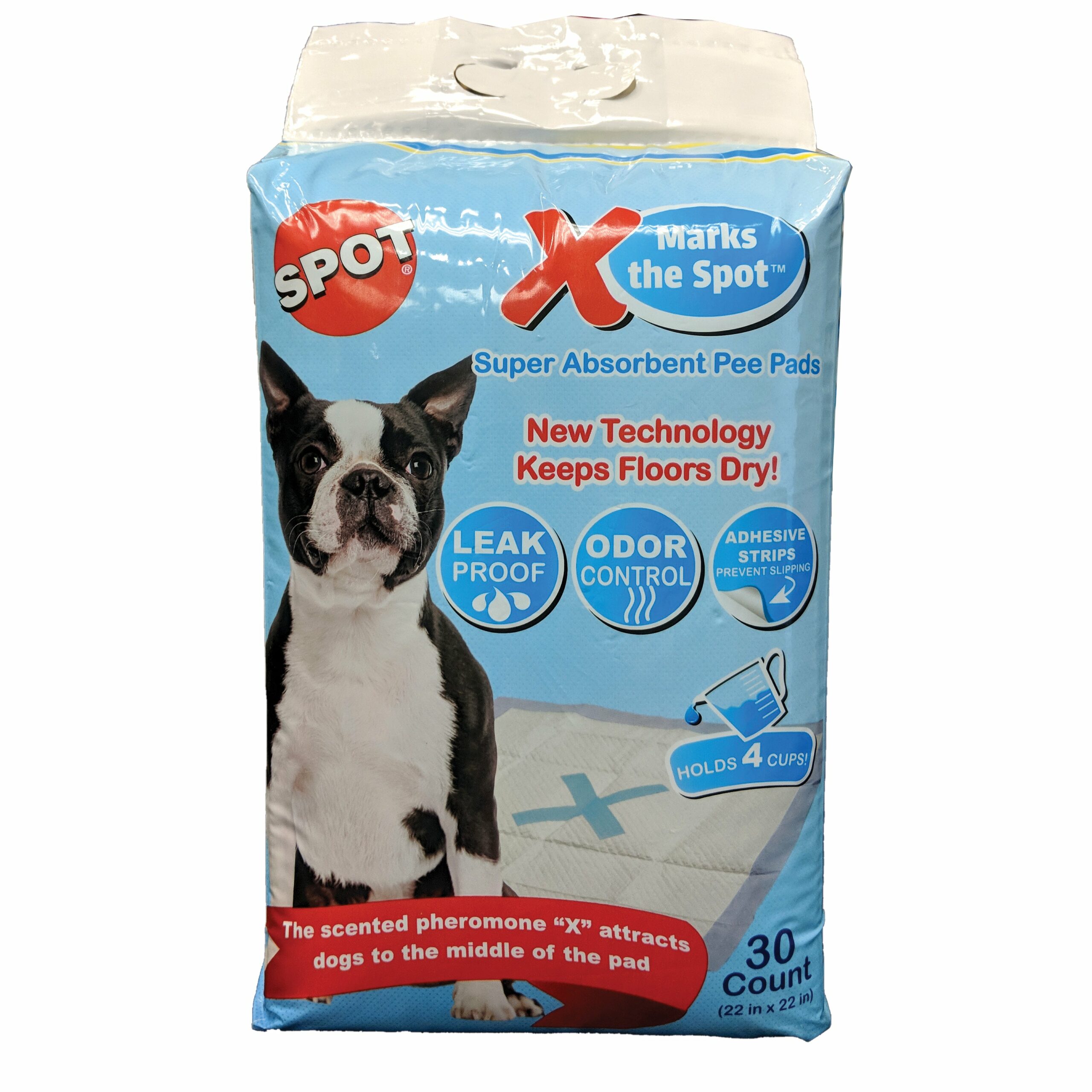 Ethical Products SPOT X Marks The Spot Puppy Pads 30 Pack 22″X22″