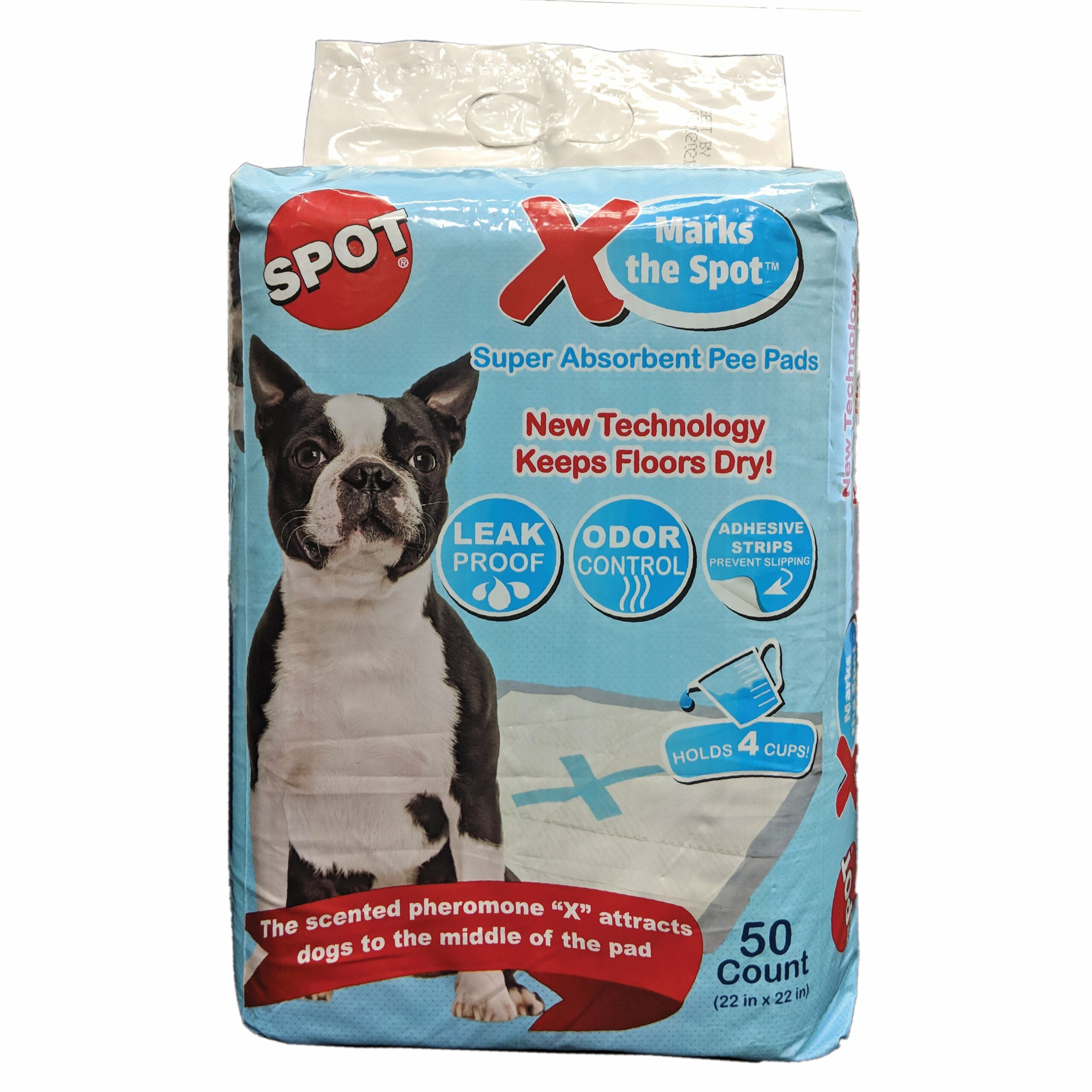 Ethical Products SPOT X Marks The Spot Puppy Pads 50 Pack 22″X22″