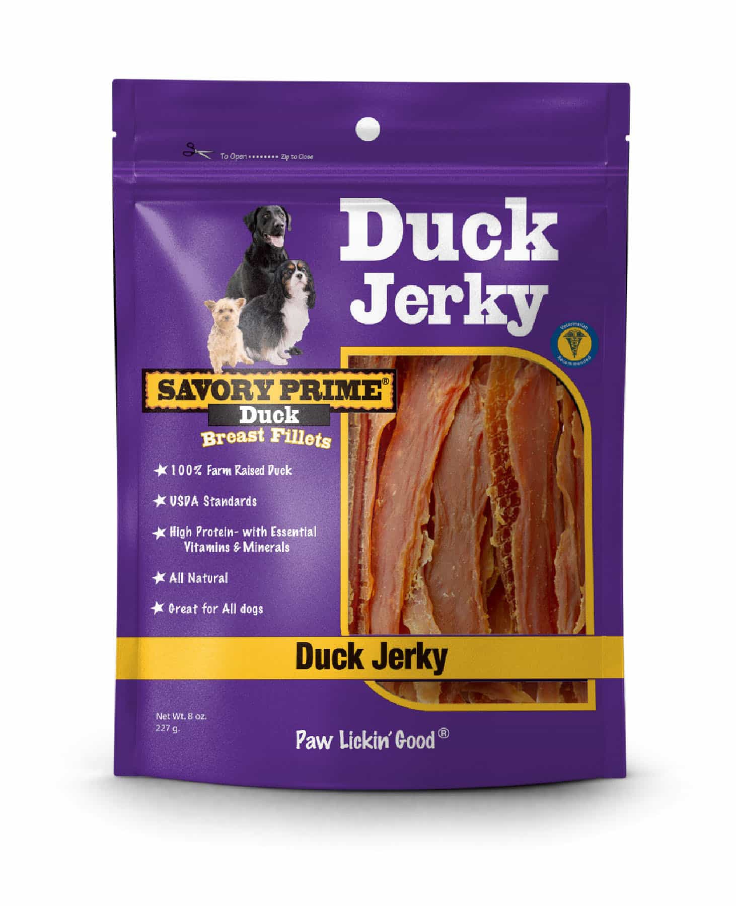 Savory Prime Natural Duck Jerky Treat 8oz