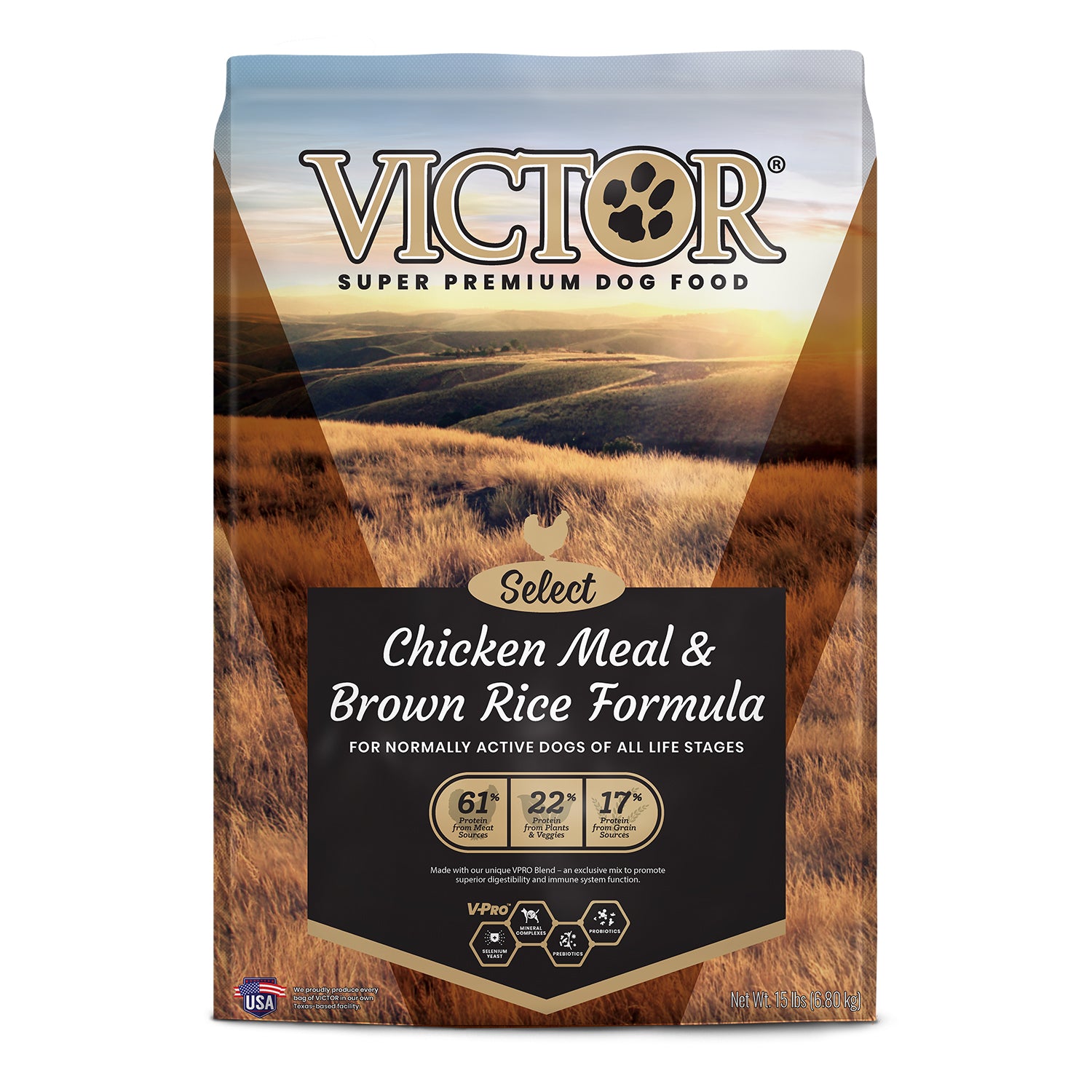 Victor Chicken Meal & Brown Rice Dry Dog Food