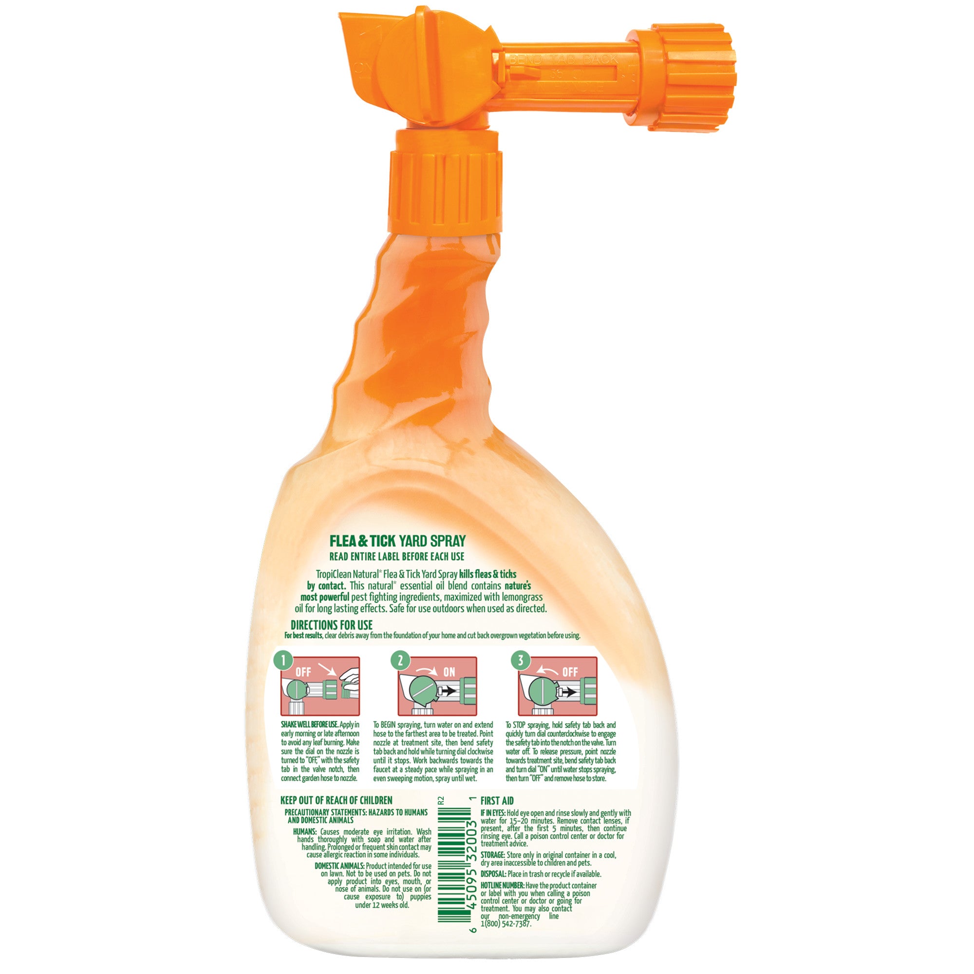 TropiClean Natural* Flea & Tick Yard Spray, 32oz