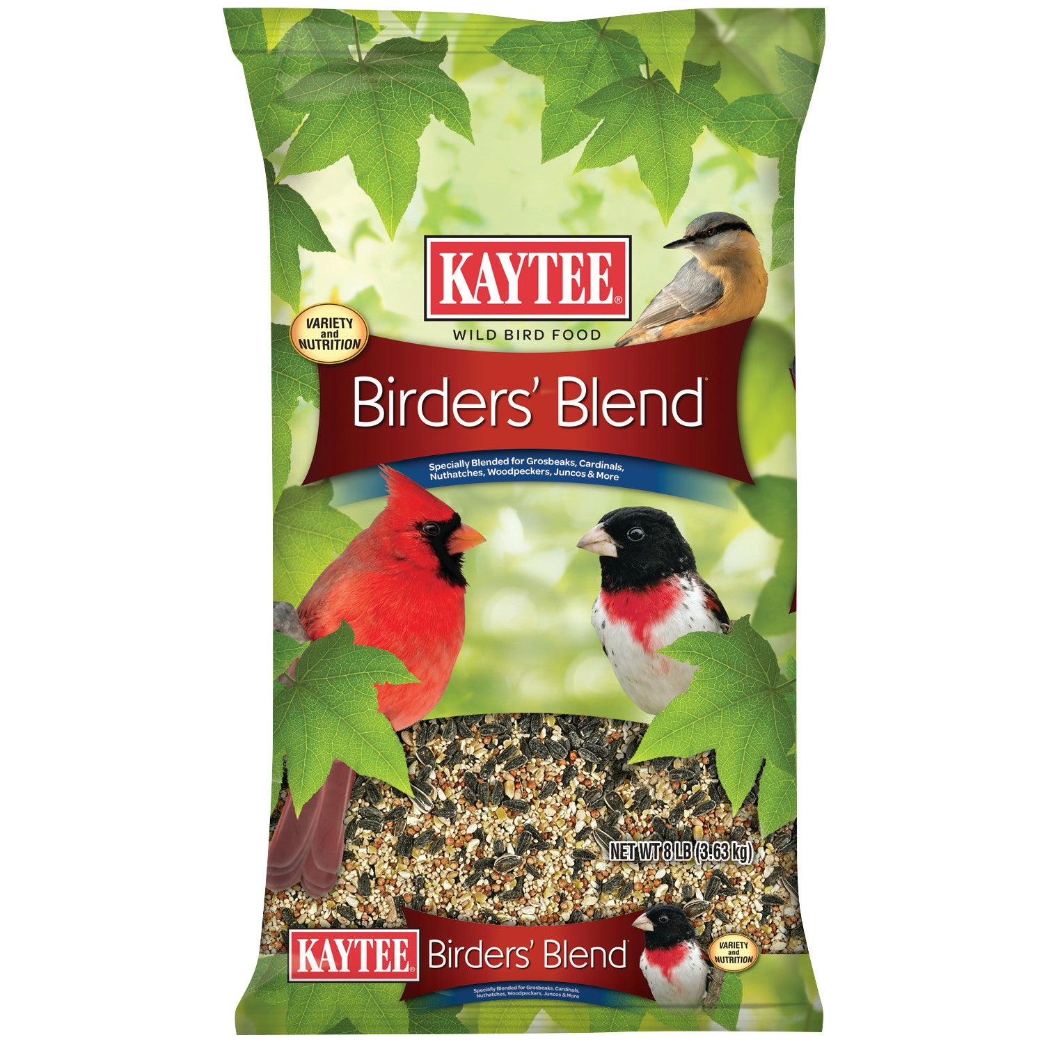 Kaytee Birders’ Blend, Wild Bird Food, 8 lb