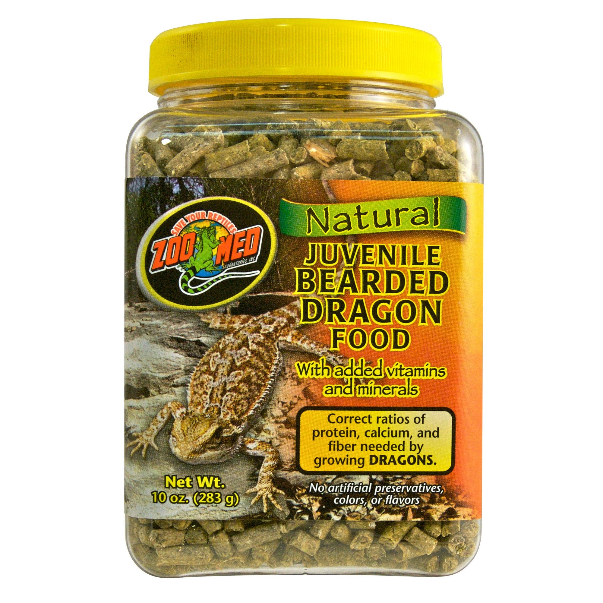 Zoo Med Natural Bearded Dragon Food – Juvenile 10 Ounces