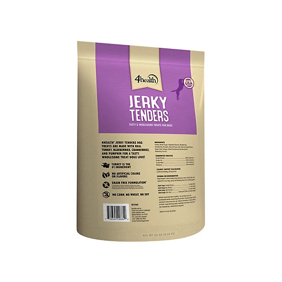 4health Turkey Flavor Jerky Tenders Dog Treats, 24 oz.