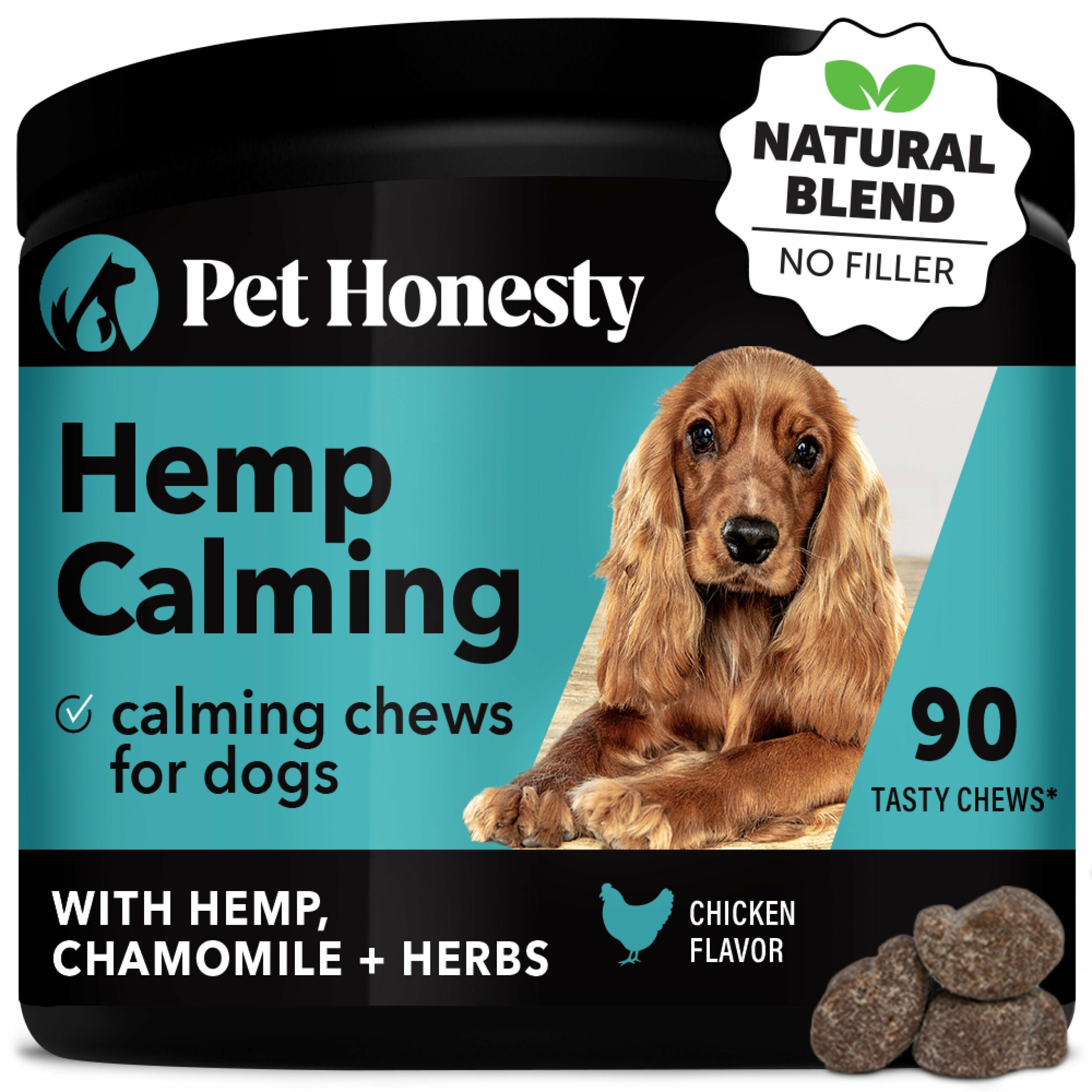 Pet Honesty Hemp Calming Chicken Soft Chew for Dogs