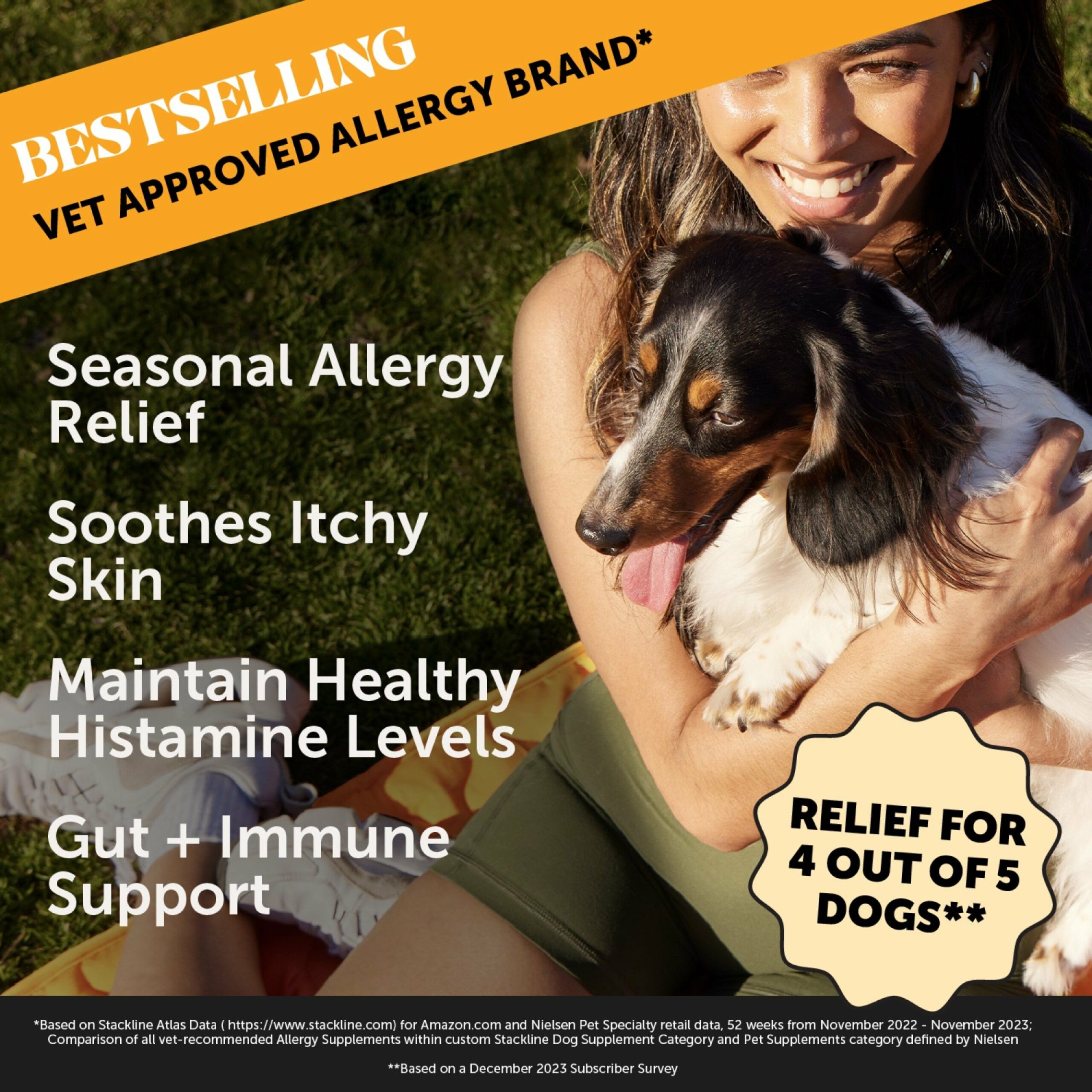 Pet Honesty Allergy Support Peanut Butter Soft Chew for Dogs