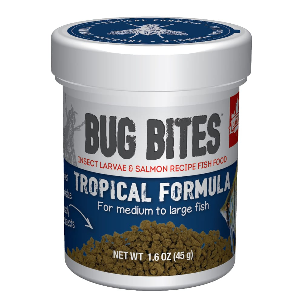 Fluval Bug Bites Tropical Fish Large Granules 1.6 oz