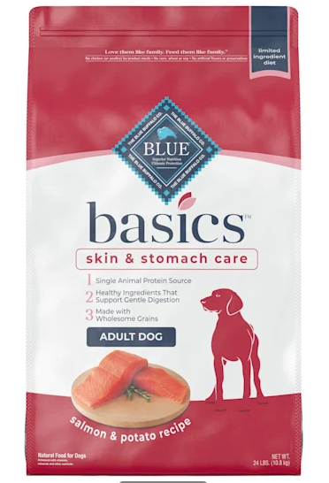 Blue Buffalo Basics Adult Salmon & Potato Recipe Dry Dog Food