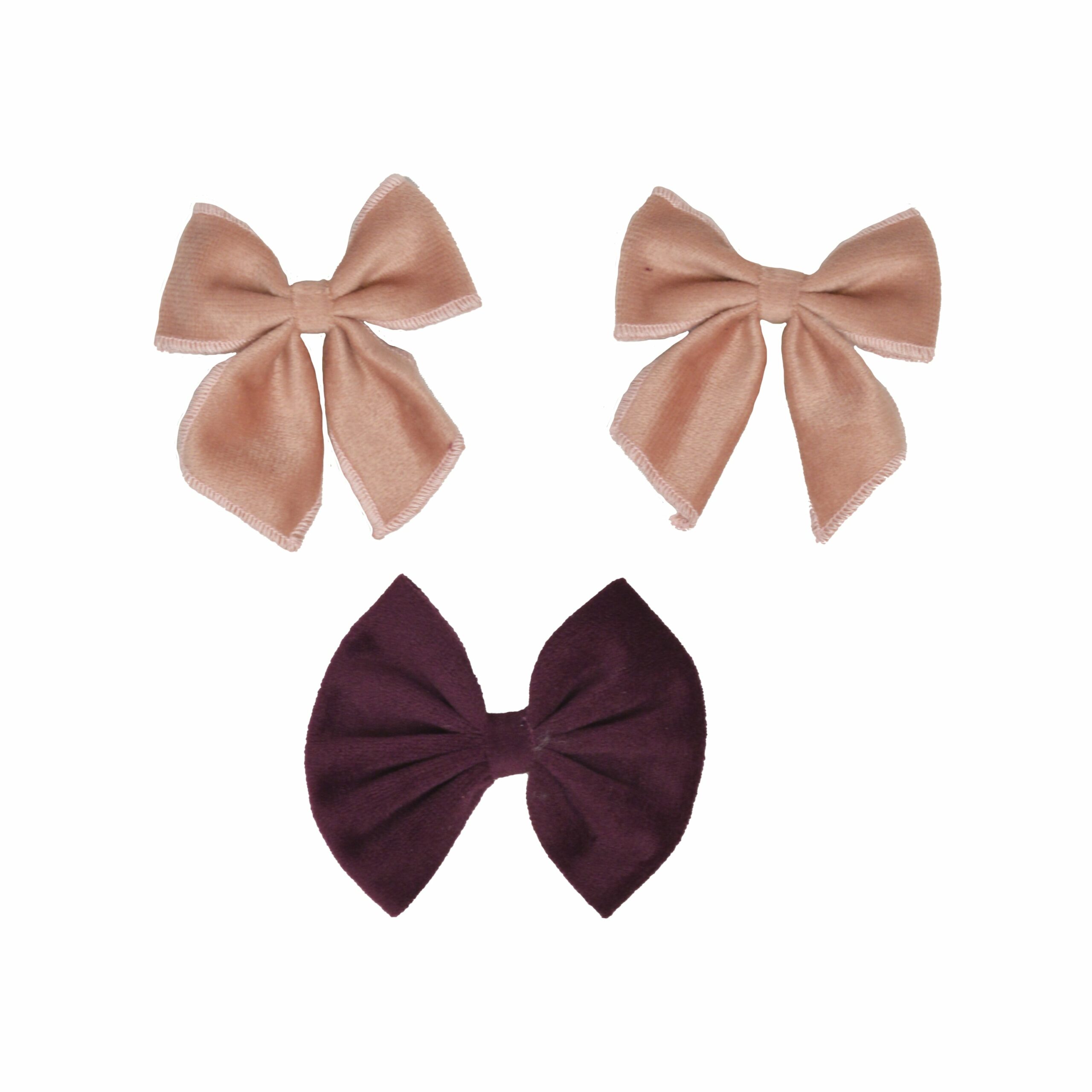 Celebrations Velour Bow Hair Tie & Collar Slider Set