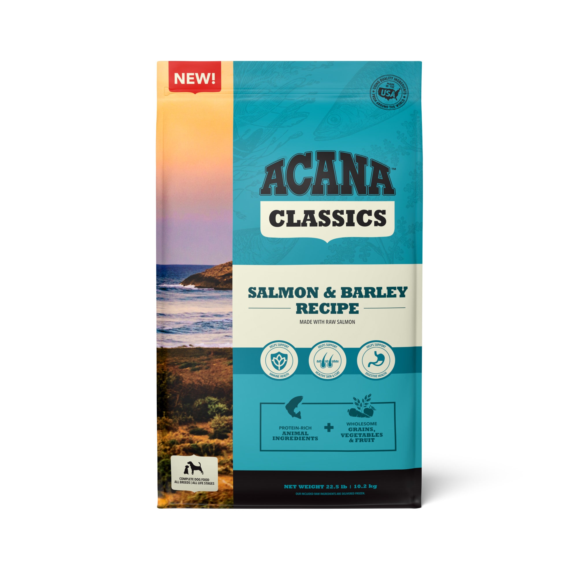 ACANA Classics Dry Dog Food Salmon & Barley Recipe 22.5lb