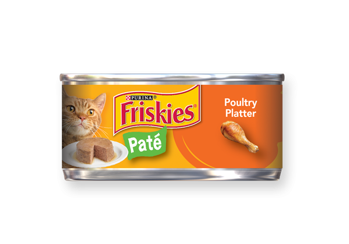 Friskies Pate Poultry Platter Canned Cat Food