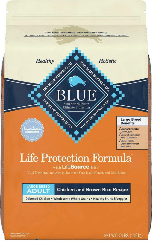 Blue Buffalo Life Protection Natural Chicken & Brown Rice Recipe Large Breed Adult Dry Dog Food