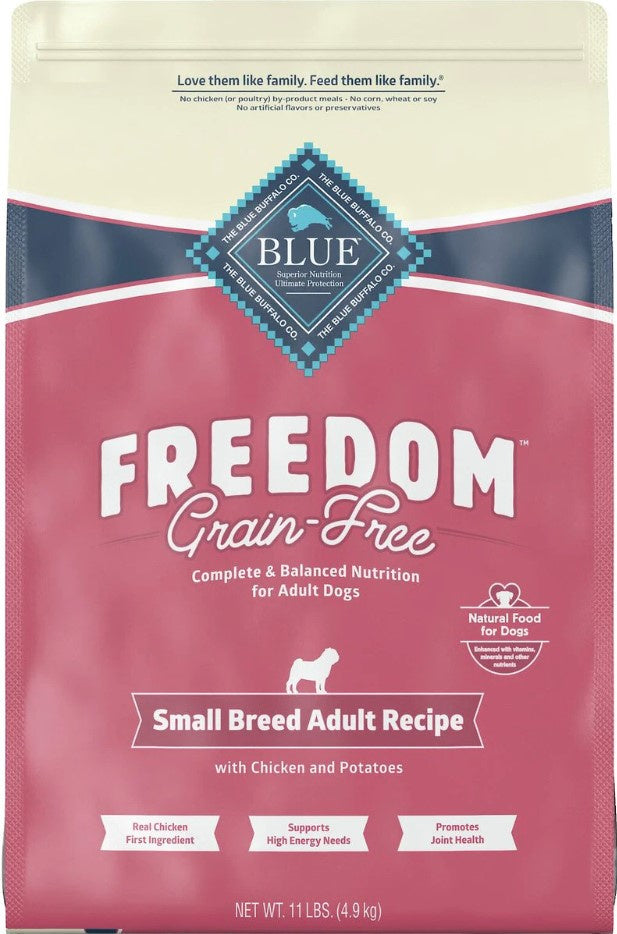 Blue Buffalo Freedom Grain Free Chicken Recipe Small Breed Adult Dry Dog Food