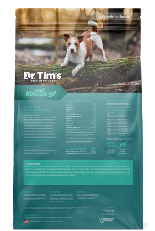 Dr. Tim’s Kinesis Grain Free Dry Dog Food