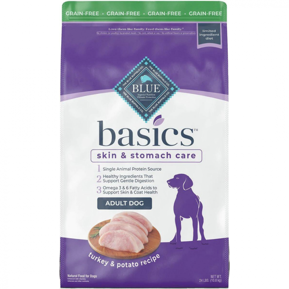 Blue Buffalo Basics Grain Free Adult Turkey and Potato Dry Dog Food