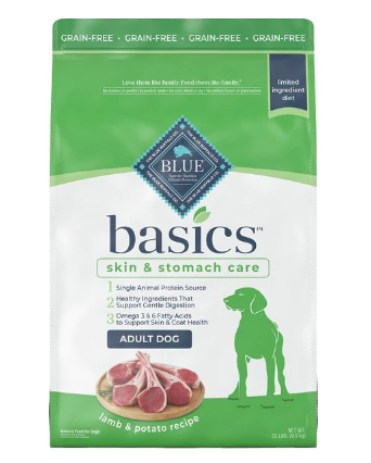 Blue Buffalo Basics Grain Free Adult Lamb & Potato Recipe Dry Dog Food