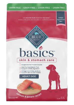 Blue Buffalo Basics Grain Free Adult Salmon & Potato Recipe Dry Dog Food