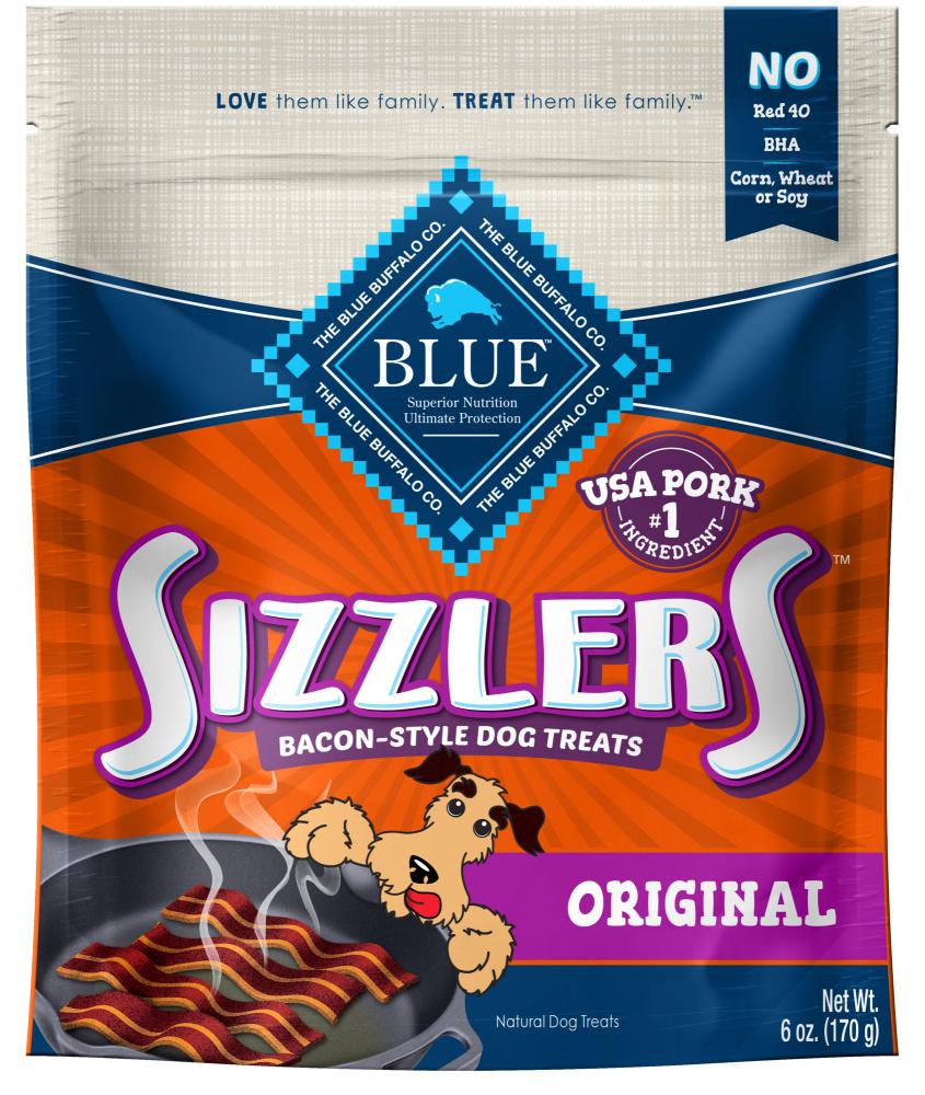 Blue Buffalo Sizzlers Bacon-Style Dog Treats