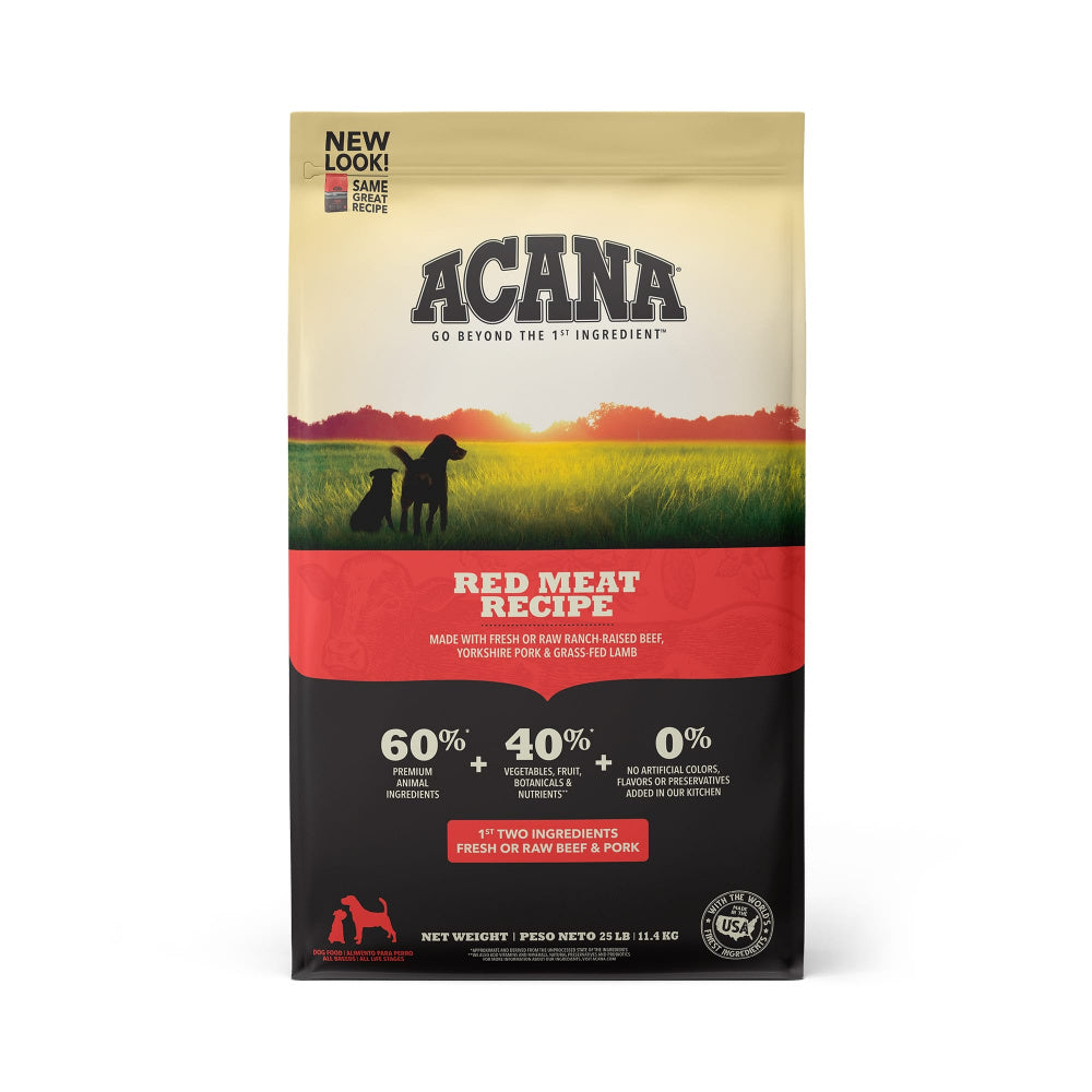 ACANA Red Meat Formula Grain Free Dry Dog Food