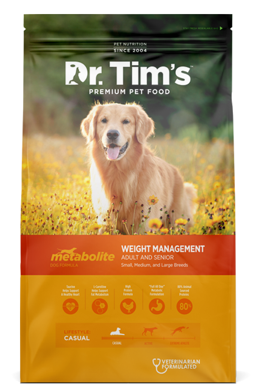 Dr. Tim’s Metabolite Weight Management Formula Dry Dog Food