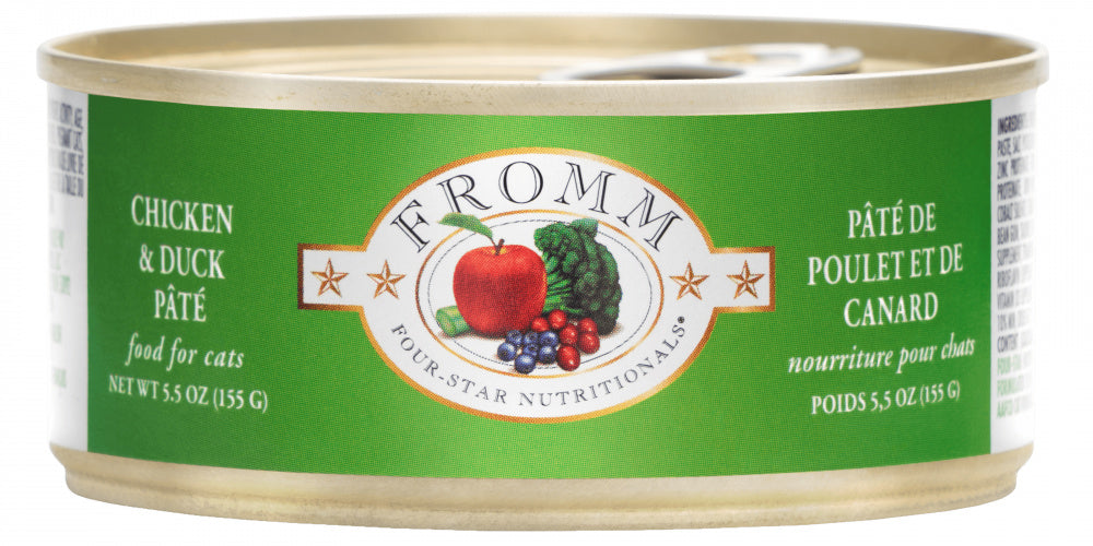 Fromm Four Star Grain Free Chicken & Duck Pate Canned Cat Food